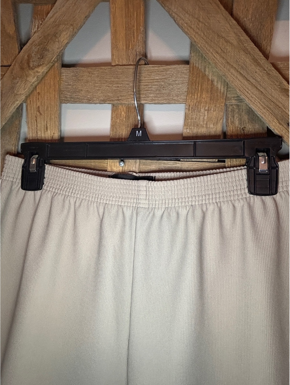 cream stirrup pants